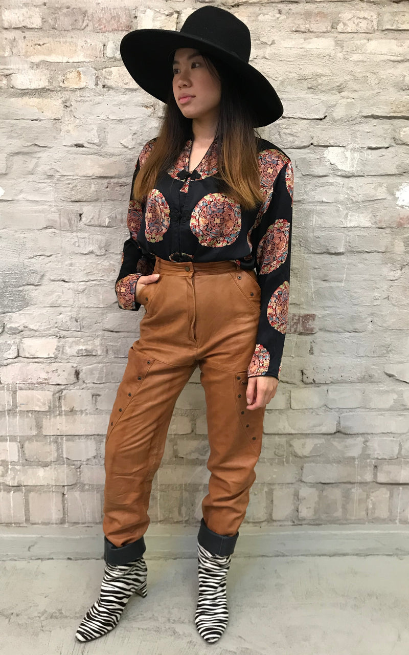 Escada leather pants sale