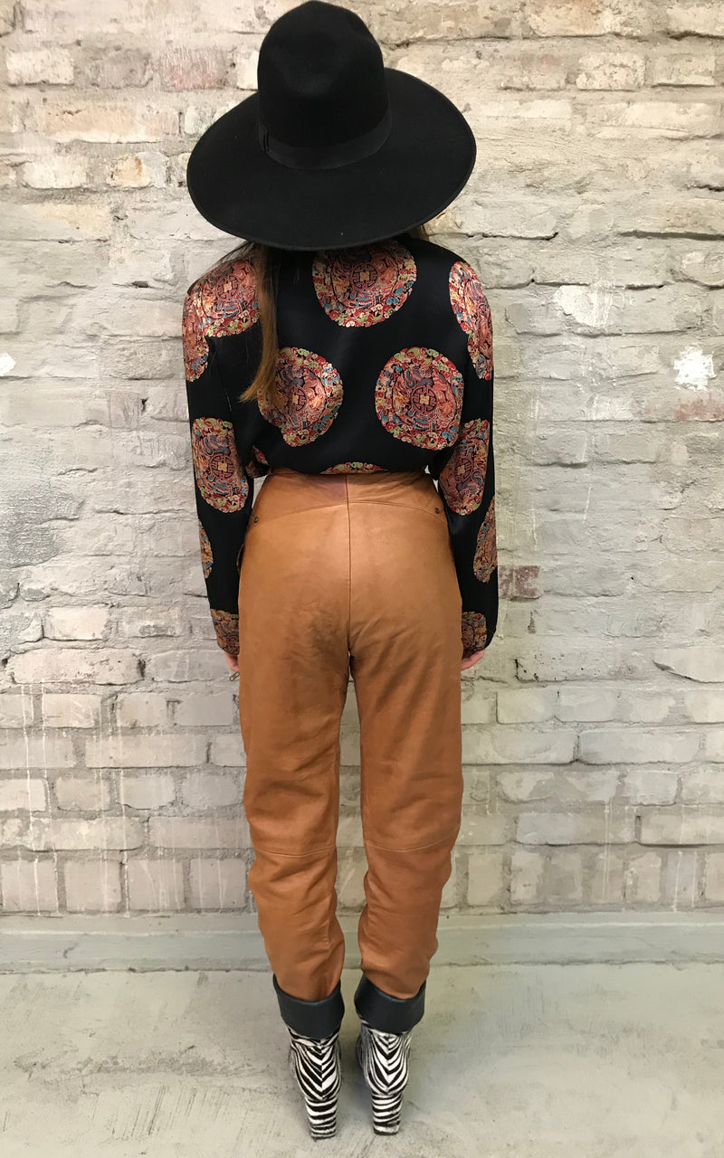 Vintage Escada Leather Pants