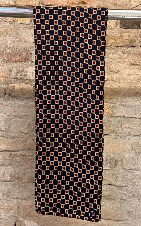 Vintage Skinny Scarf Silk