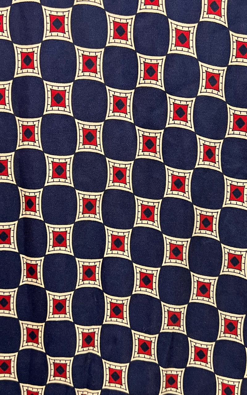 Vintage Skinny Scarf Silk