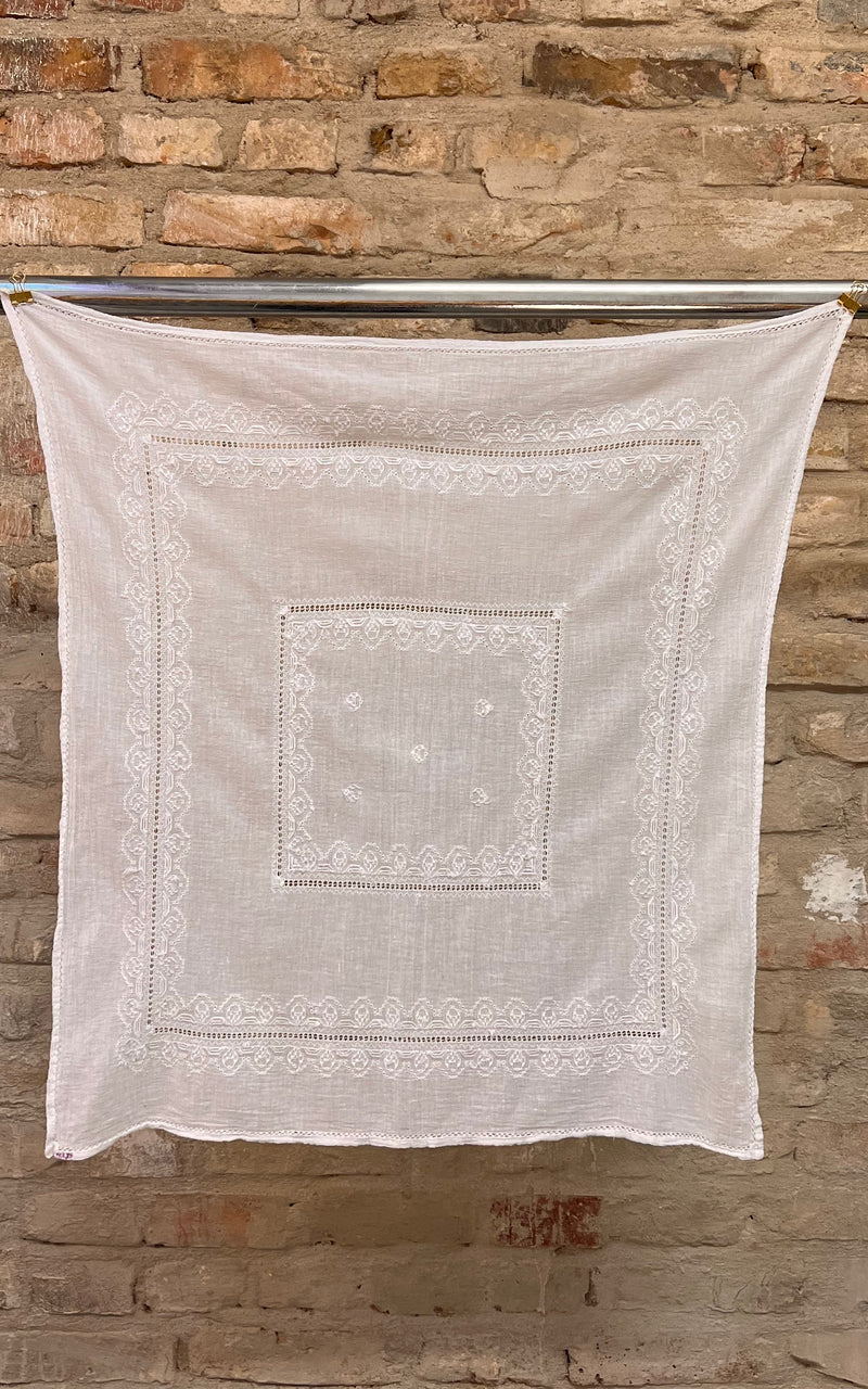 Antique Cotton Gauze Foulard