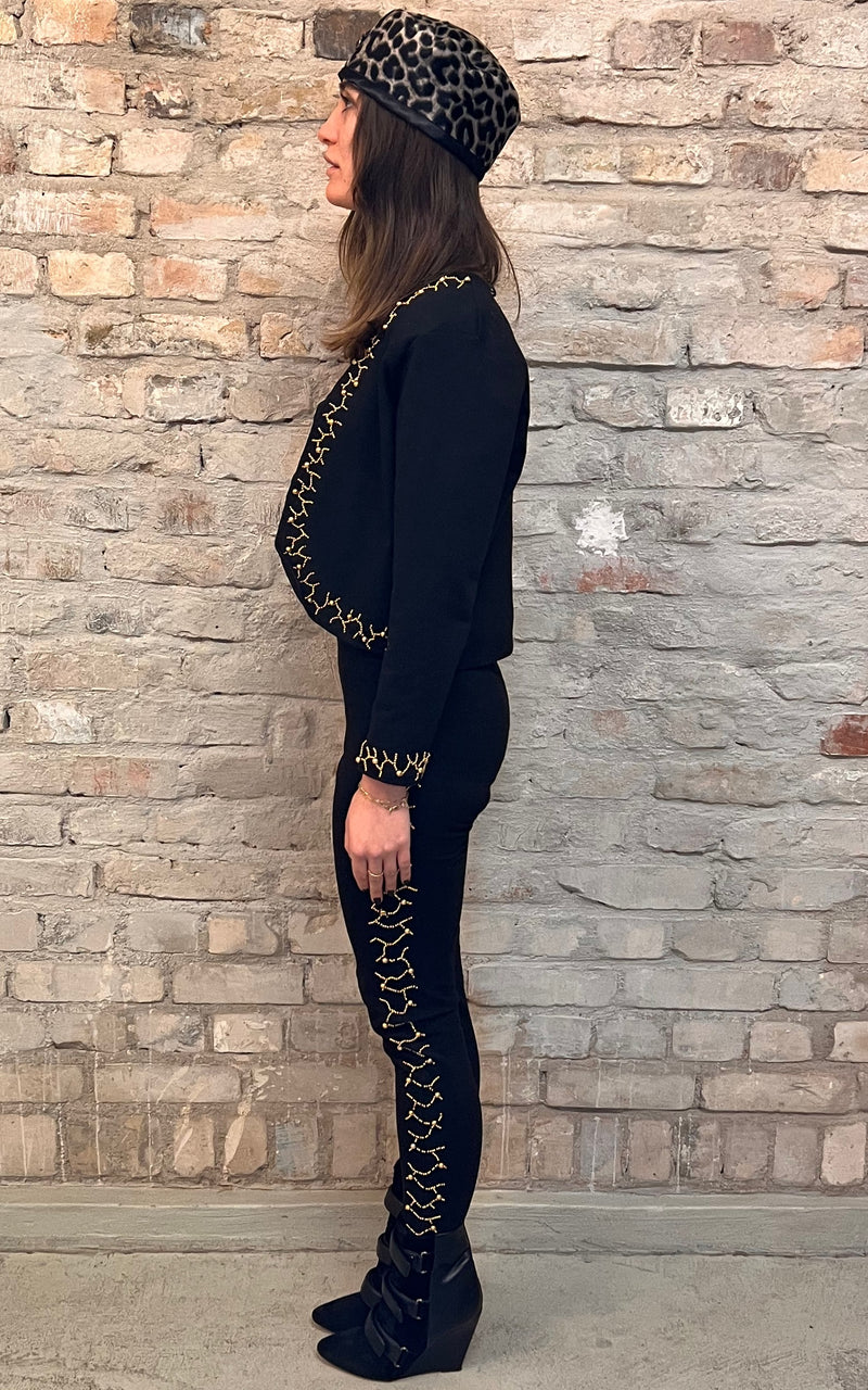 Vintage 90s Leggings & Bolero Set