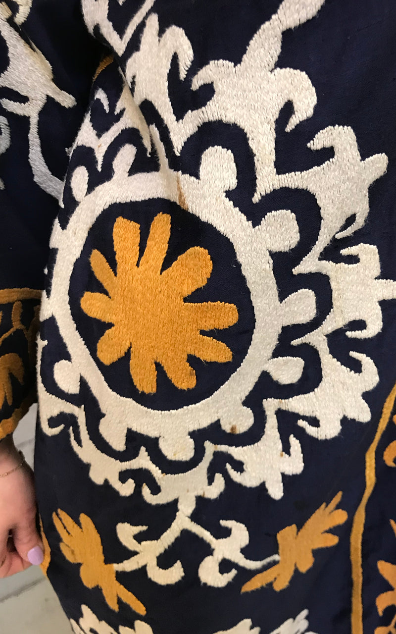 Vintage Suzani Chapan Coat from Uzbek