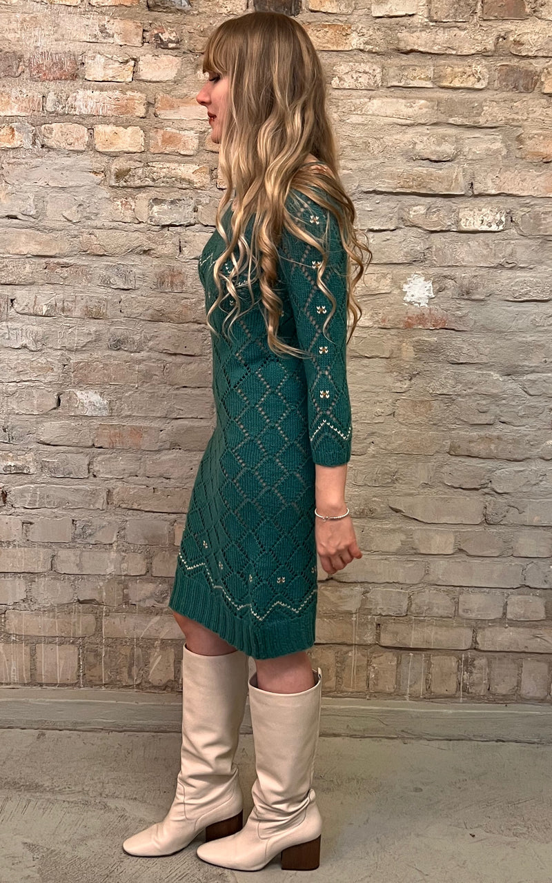 Vintage Handmade Knit Dress