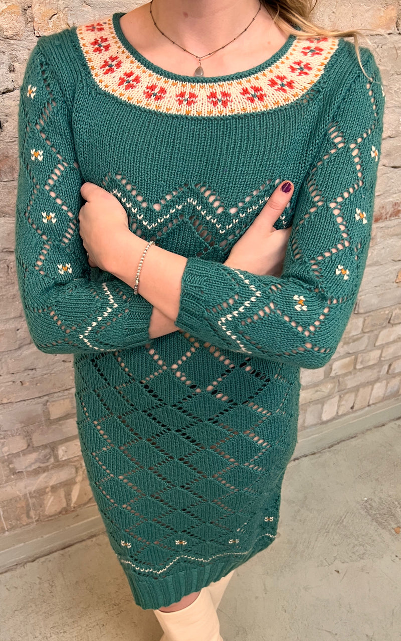 Vintage Handmade Knit Dress