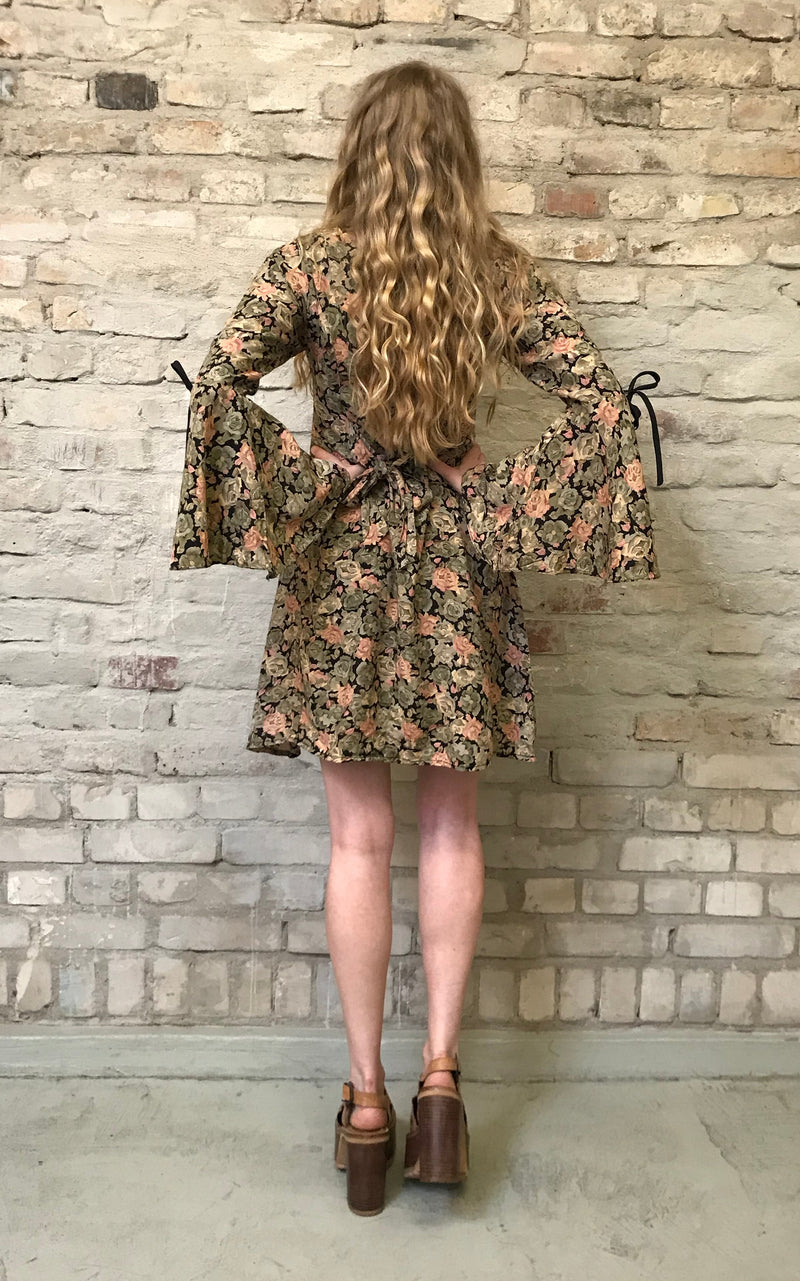Vintage 70s Angelsleeves Dress