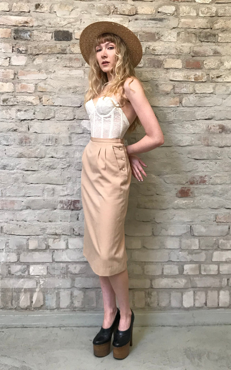 Vintage Nina Ricci Boutique Pencil Skirt