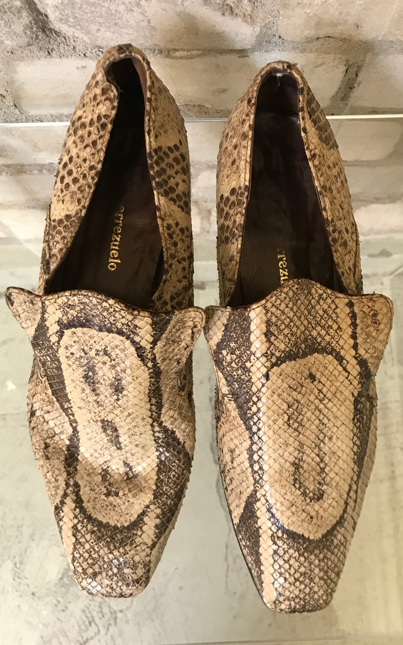 Vintage 60s Rock'n'Roll Slippers Python