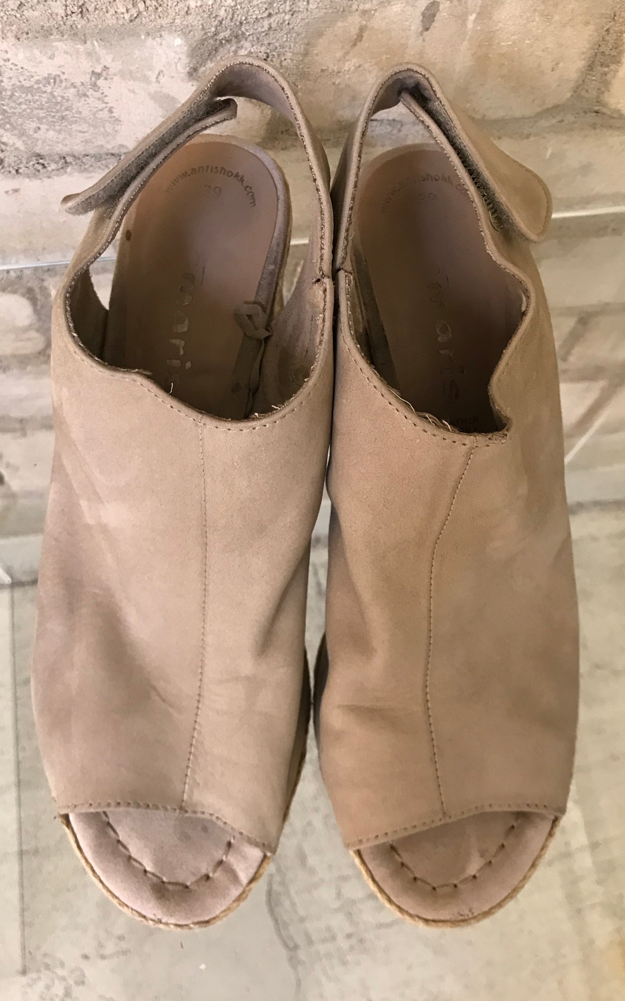 Vintage 90s Suede Mules