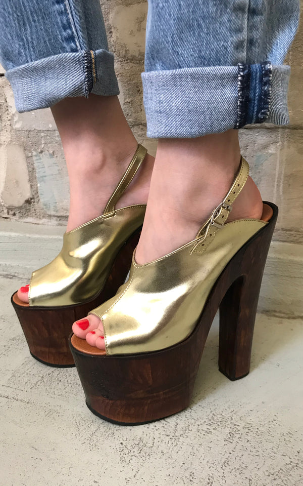 Vintage 70s Platforms Isabella