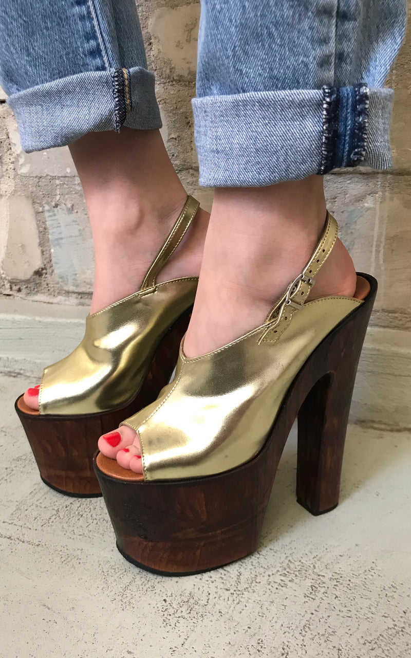 Vintage 70s Platforms Isabella