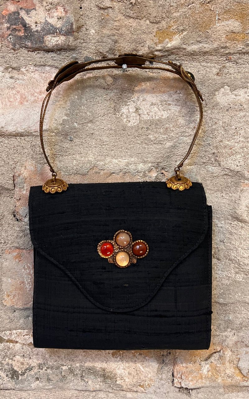 Antique Victorian Silk Bag