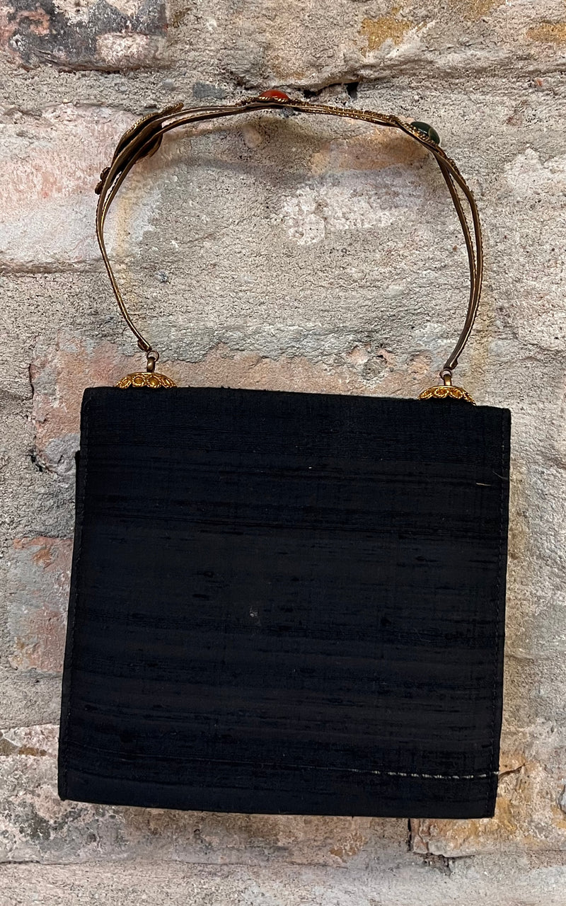 Antique Victorian Silk Bag