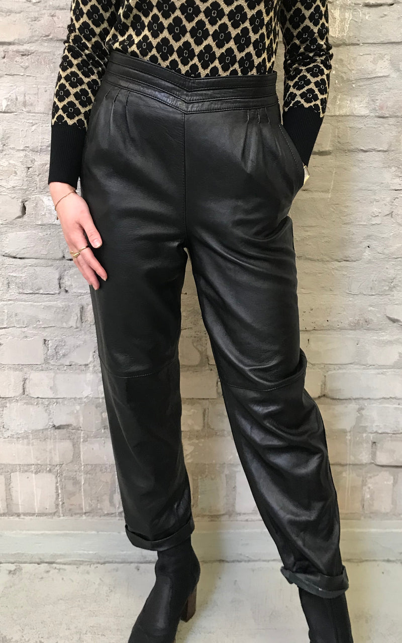 Vintage 80s Leather Pants