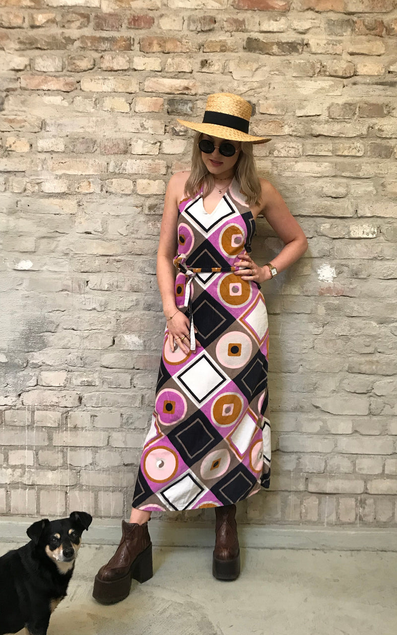 Vintage 60s Terry Towel Dress