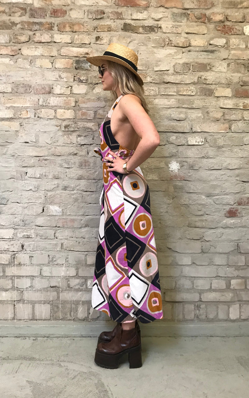 Vintage 60s Terry Towel Dress