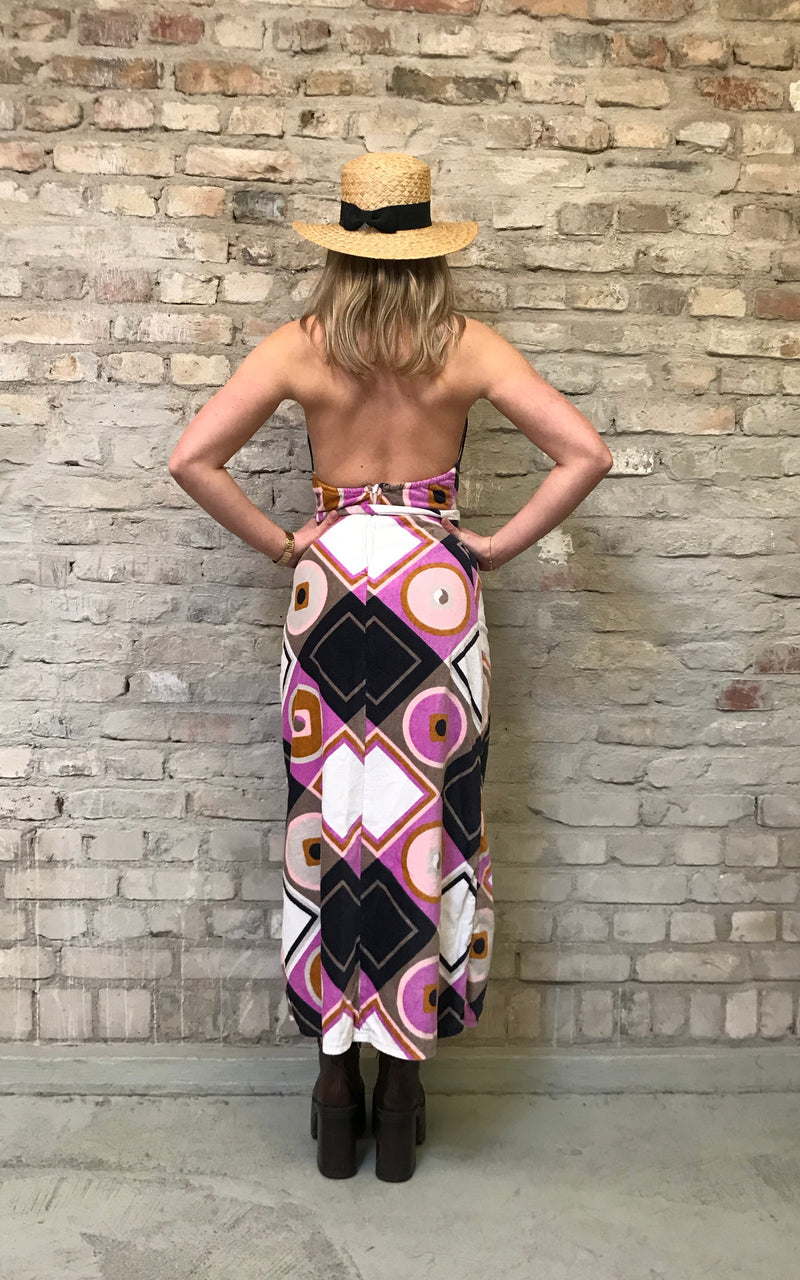 Vintage 60s Terry Towel Dress