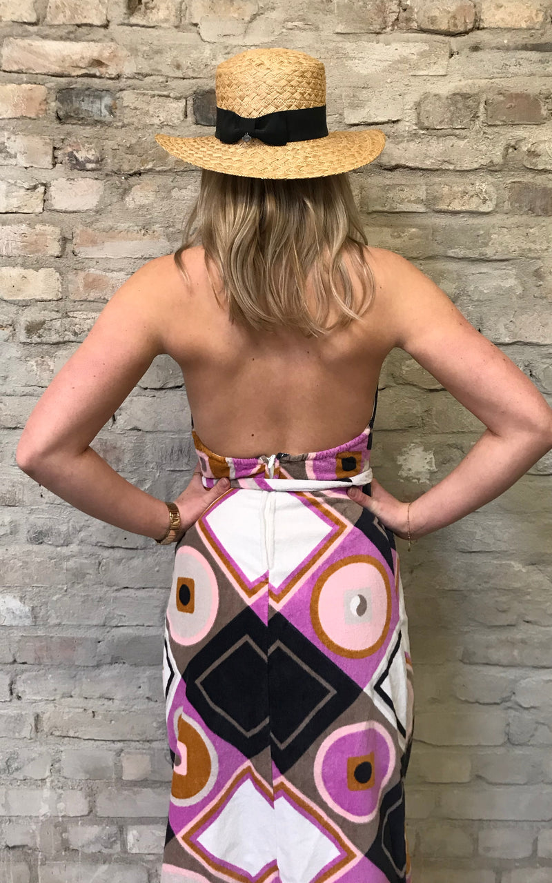 Vintage 60s Terry Towel Dress