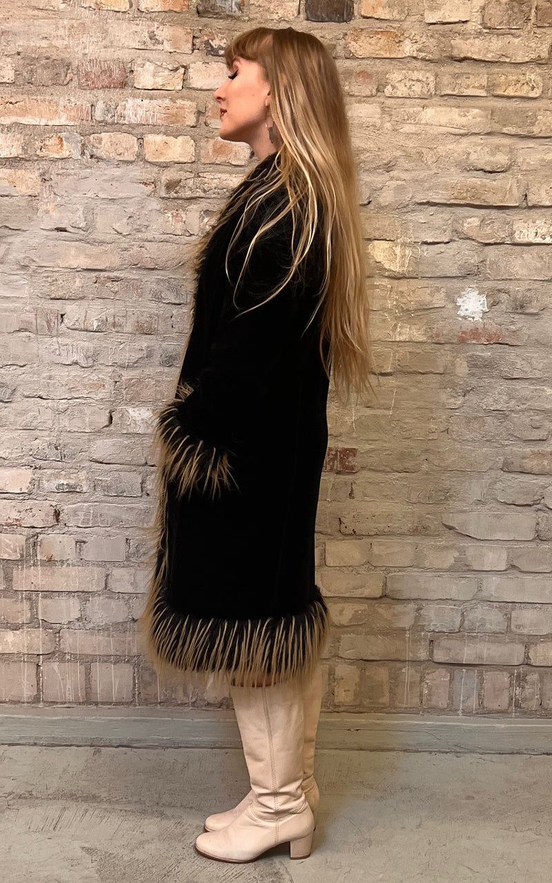 Vintage 90s Velvet Coat