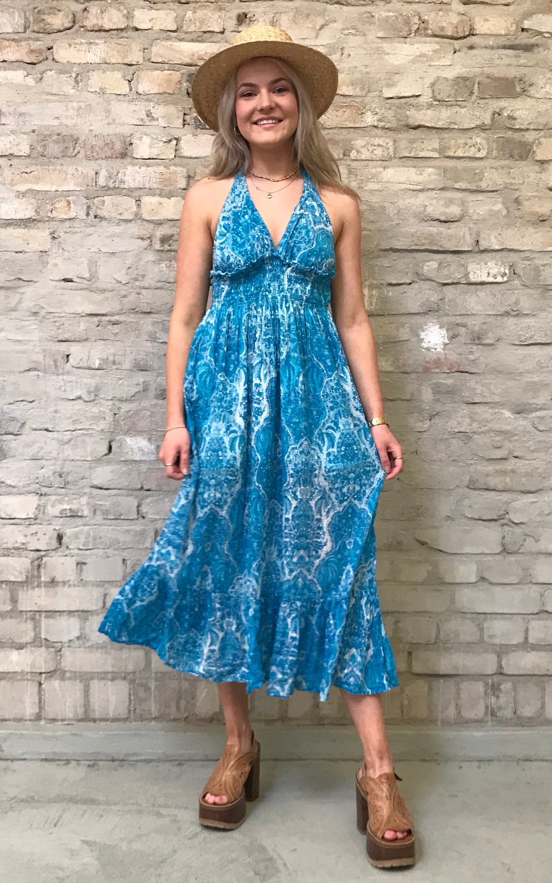 Vintage Indian Gauze Dress