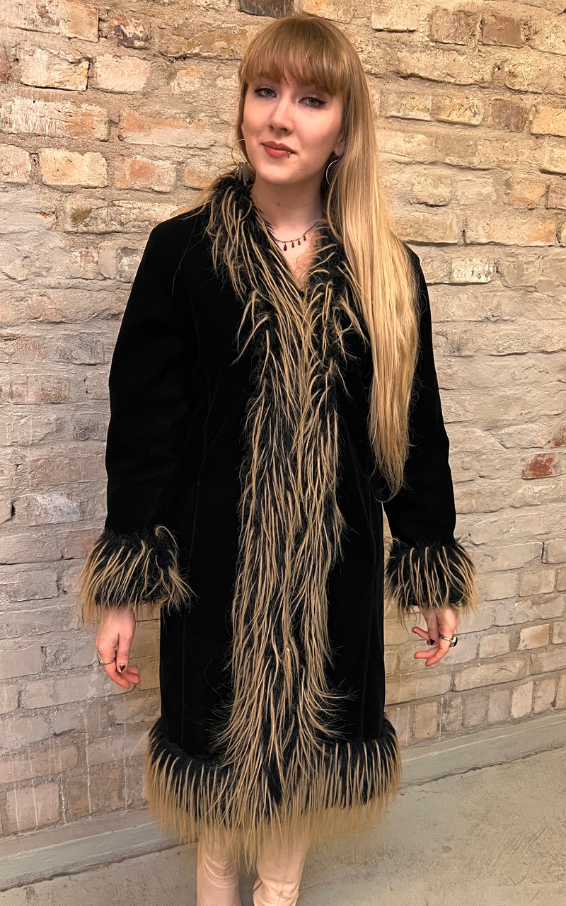 Vintage 90s Velvet Coat