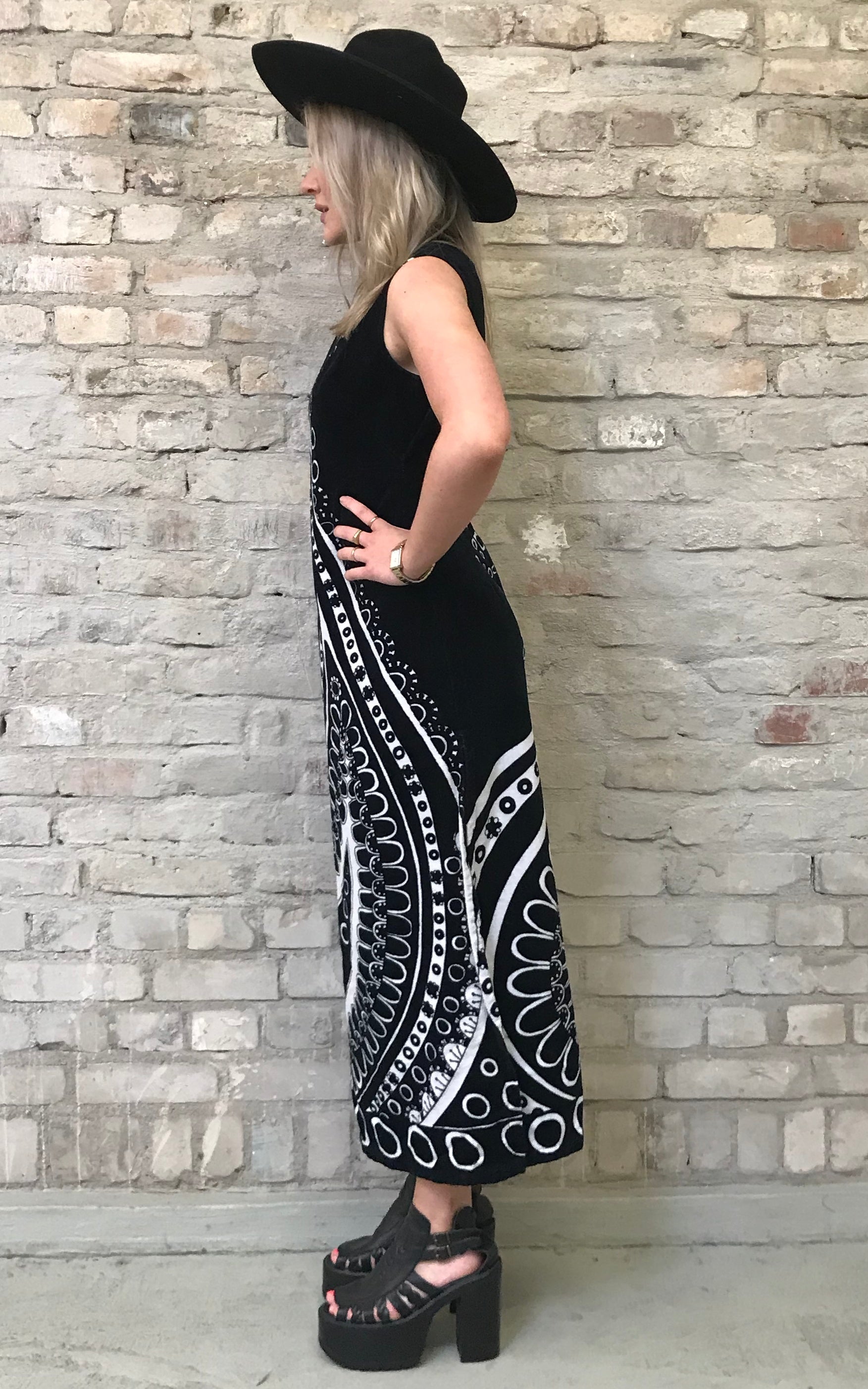 Vintage 60s Towelling Dress