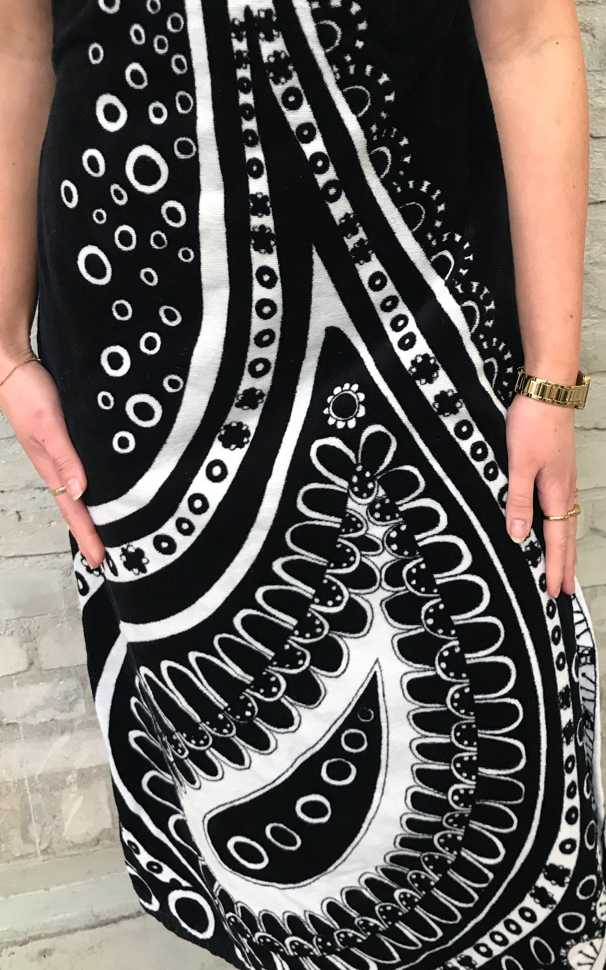 Vintage 60s Towelling Dress