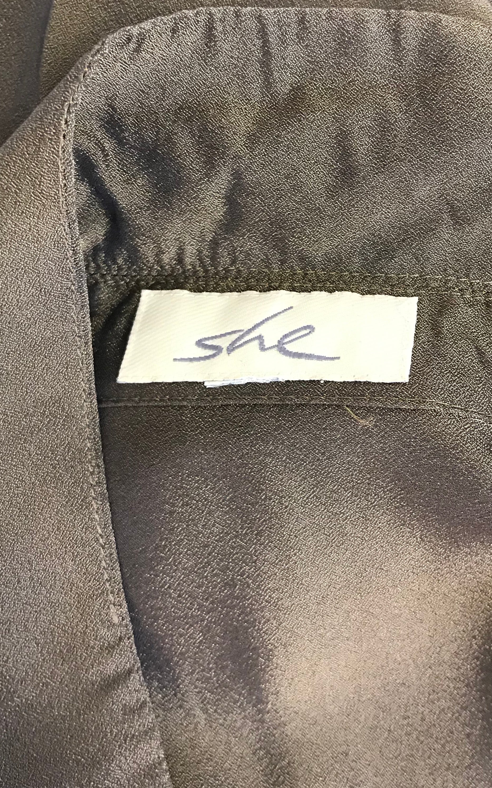 Blusa lunga vintage anni '90 colore iridescente