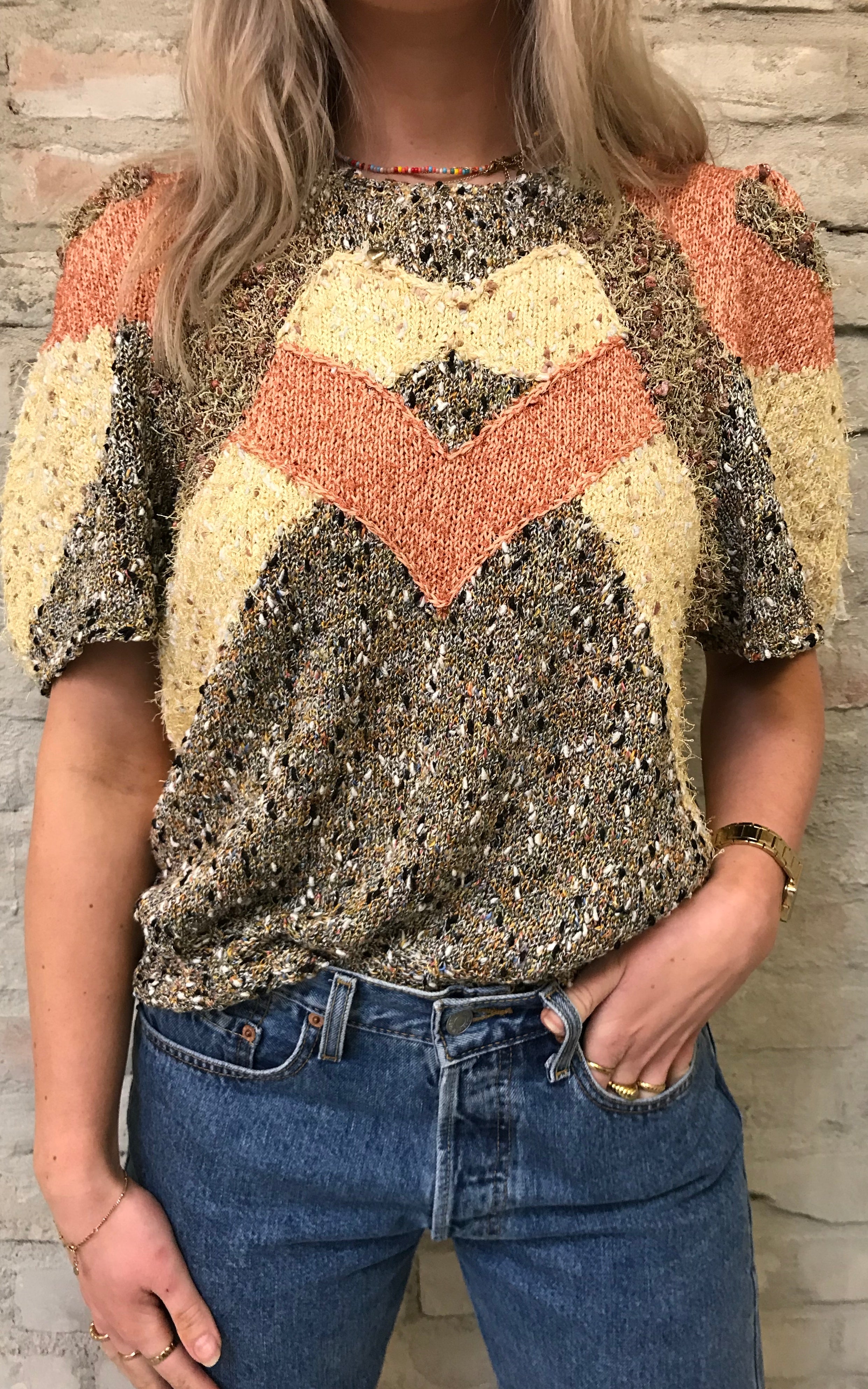 Vintage Handmade Knit Top