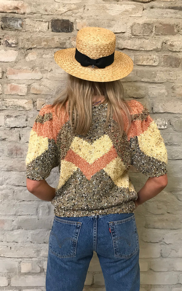 Vintage Handmade Knit Top