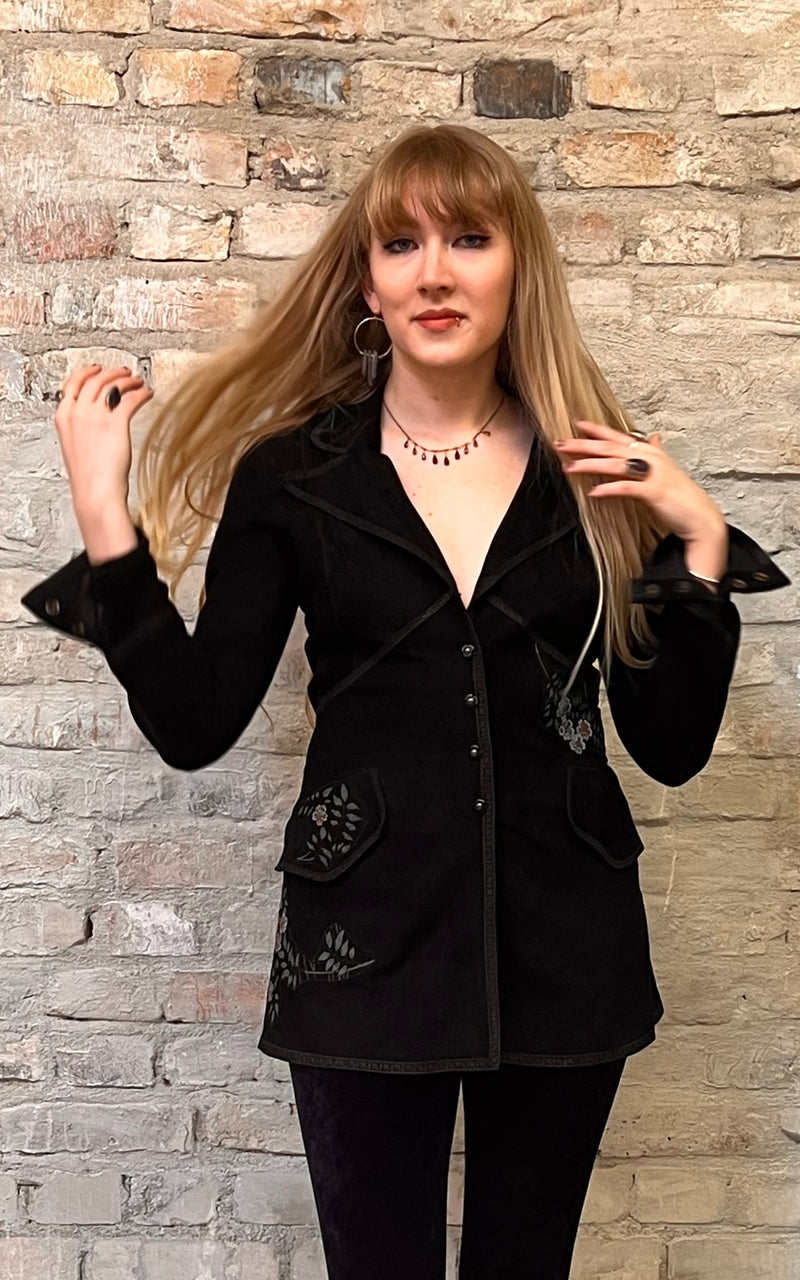 Lovely 70s Roberto Cavalli Suede Jacket