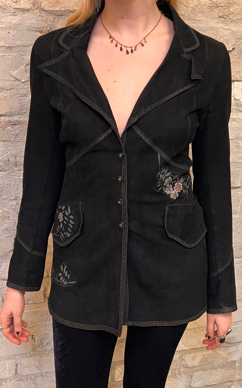 Lovely 70s Roberto Cavalli Suede Jacket